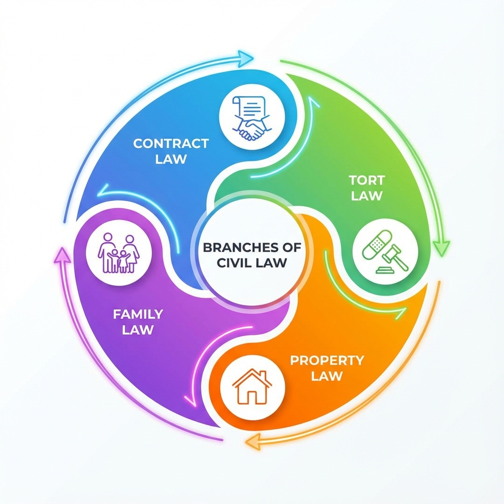 Branches of Civil Law Chart