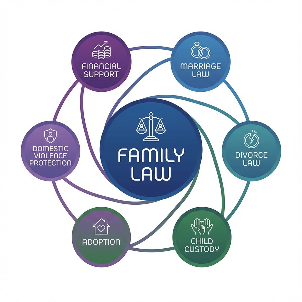 Family Law Overview Diagram